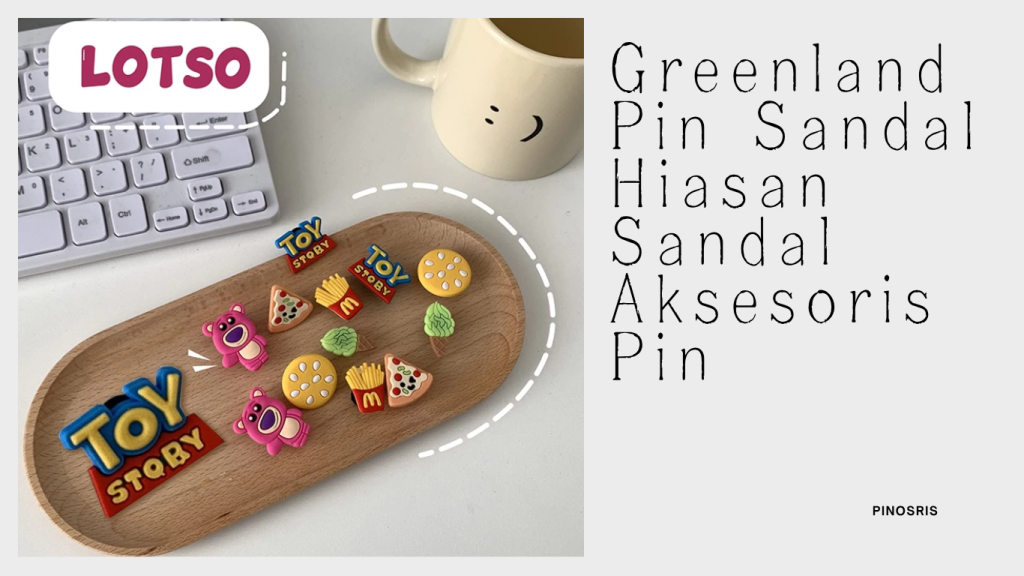 Hiasan Bross Pin Bros Hijab Bros Cantik karakter kartun Toy Story Lotso dan Alien bahan akrilik lucu